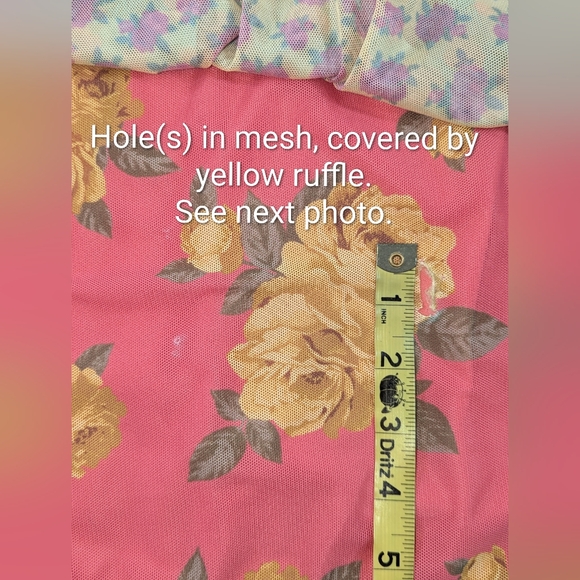 🆕 Betsy Johnson X Torrid Mesh Ruffle Maxi (Torrid 00) - Picture 12 of 14